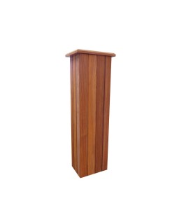 Zuil 40X52 cm met brievenbus