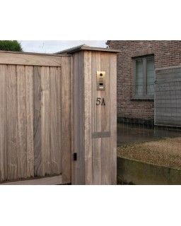 zuil 40X52 cm met brievenbus