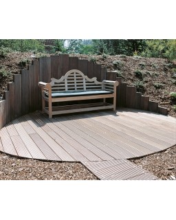 Rond terras Bankirai