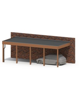 Aanbouw carport modern