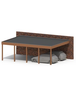 Aanbouw carport modern