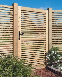 Patio poort horizonntaal