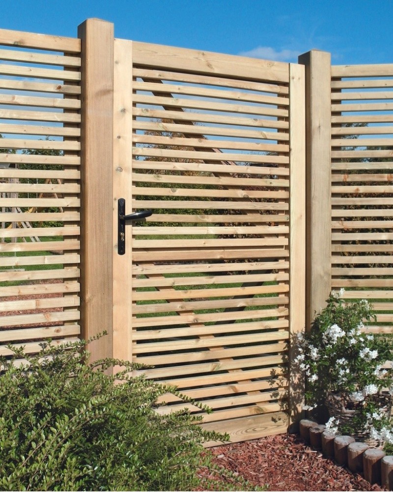 Patio poort horizonntaal