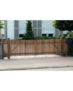 Patio poort verticaal