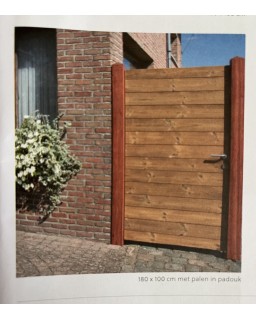 Massiefpoort Thermo-naaldhout