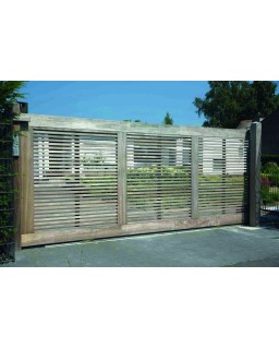 Schuifpoort zwevend Skyline horizontaal