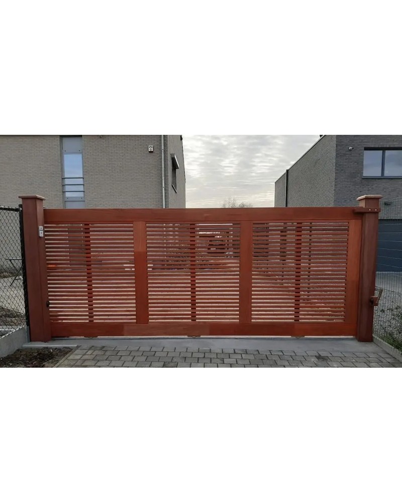 Schuifpoort op rails Skyline horizontaal