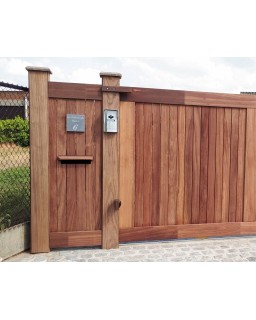 Vast paneel voor schuifpoort op rails Skyline verticaal