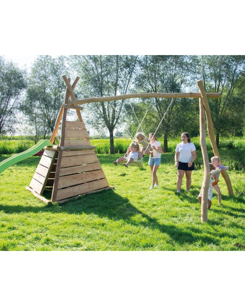 Tipi met dubbele schommel