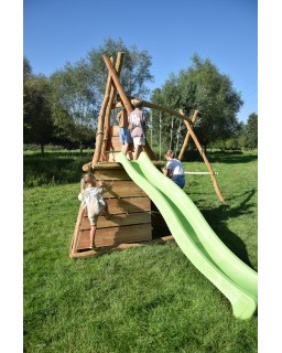 Tipi met dubbele schommel