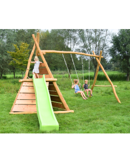 Tipi met dubbele schommel