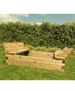 Klapdeksel met bankjes