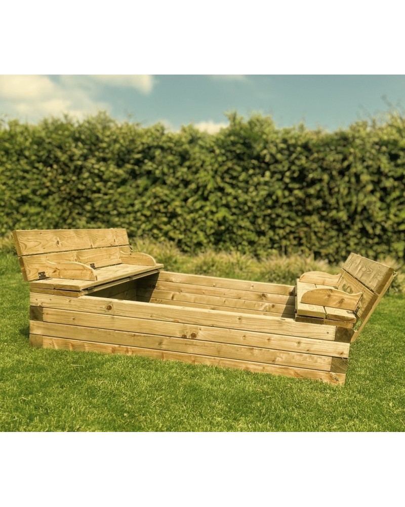 Klapdeksel met bankjes