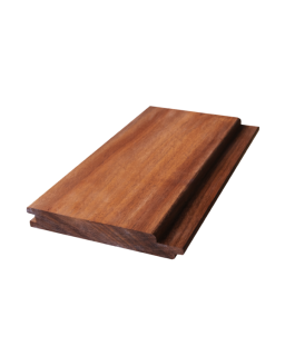 Massiefscherm/plank Padouk