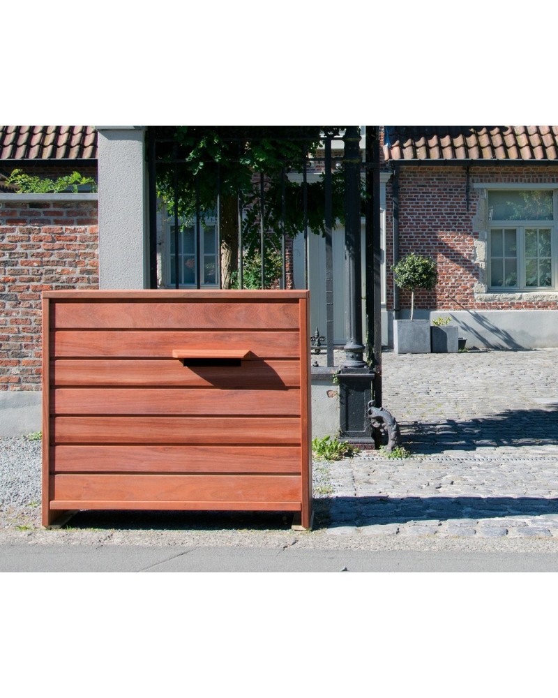 POSTBUS MODERN MIDDELGROOT PADOUK