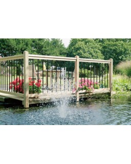 Terrasbalustrade met sporten