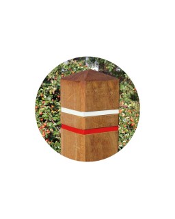 Afbakeningspaal Azobe