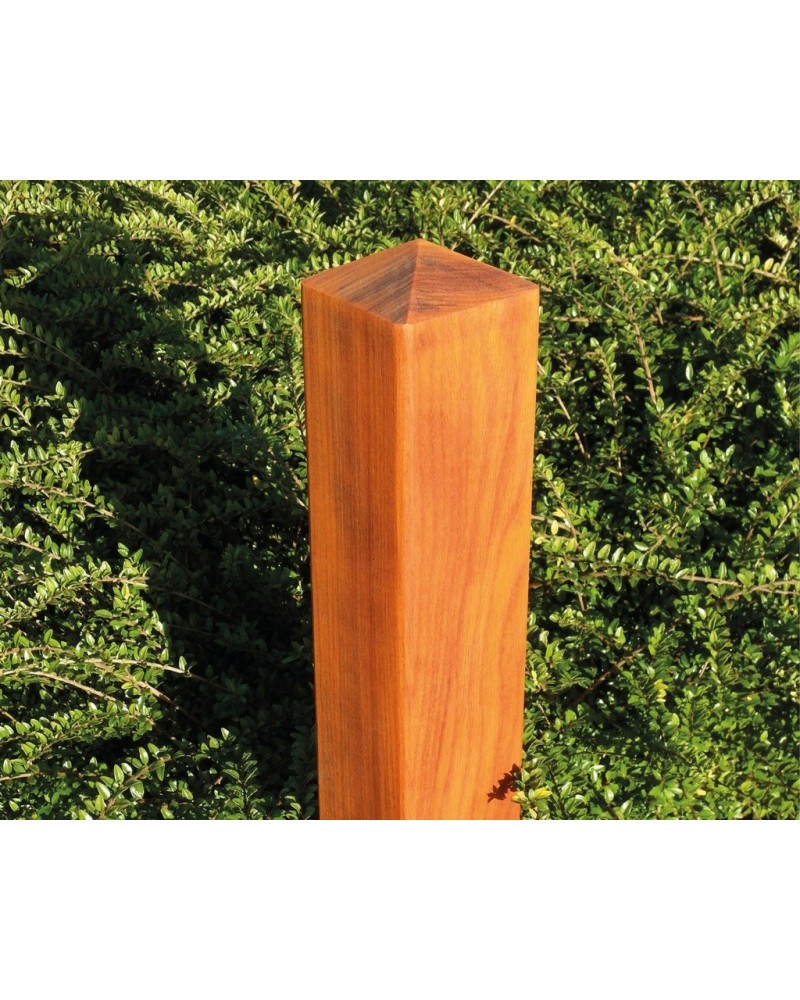 Afbakeningspaal padouk