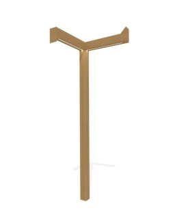 Verlichtingspaal Eik 12X12X350 cm