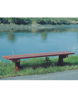 ATHENE BANK ZONDER LEUNING HARDHOUT - INGRAVEN