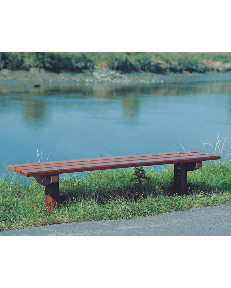 ATHENE BANK ZONDER LEUNING HARDHOUT - INGRAVEN