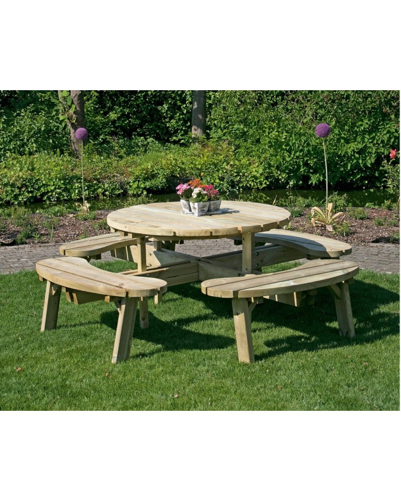 Ronde picknick tafel RNG