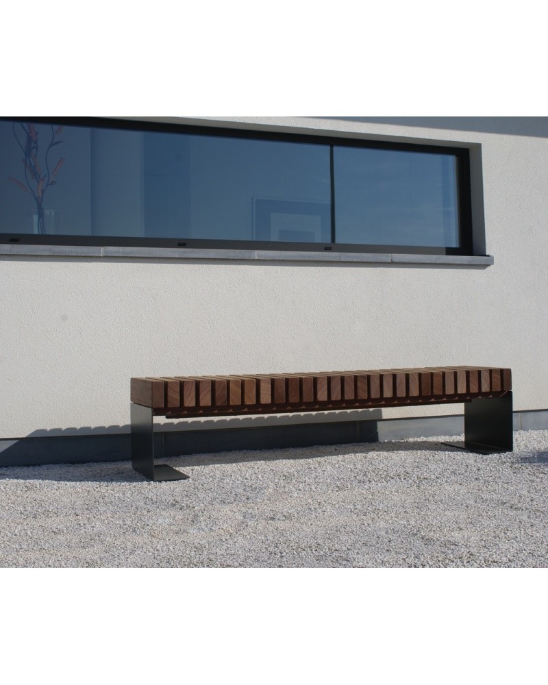 Bank Dubai padouk 200x50 cm