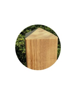 Poortpaal Afrormosia