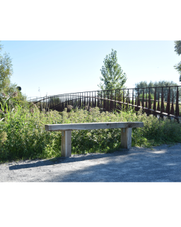 Bank uit eiken biels