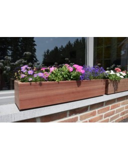 Vensterbloembak padouk