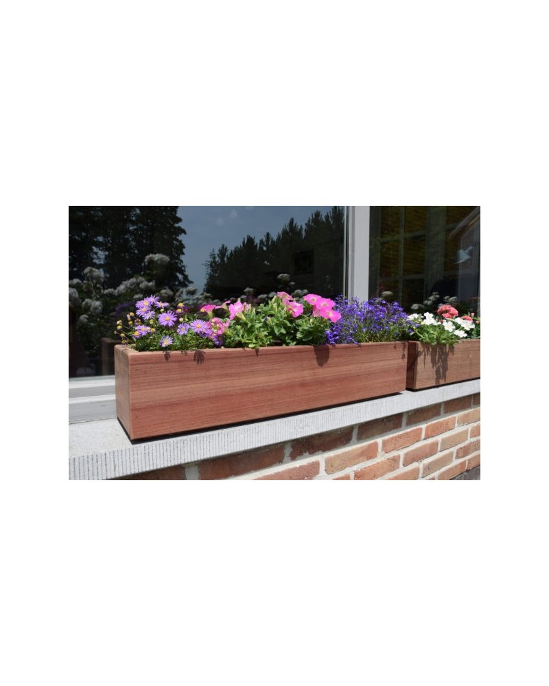 Vensterbloembak padouk