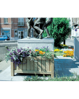 Bloembak pen en gat verbinding