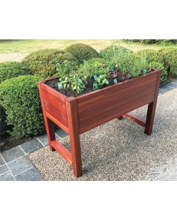 Moestuinbak hoog padouk